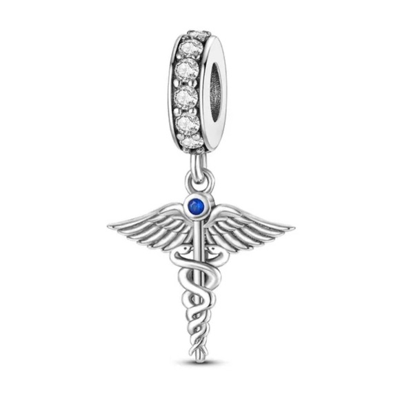 - Sterling silver Nurse and Medical professionals charm - Picture 1 of 3